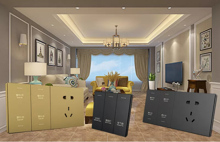 Smart Life Z19001 Digital Tuya Zigbee Switch Wifi Electronic Good Quality Wall Switches