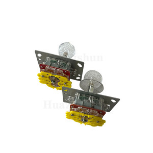 12V 7彩色闪烁发光二极管照明街机操纵杆4/8路可切换操纵杆控制器 - Product Image 3