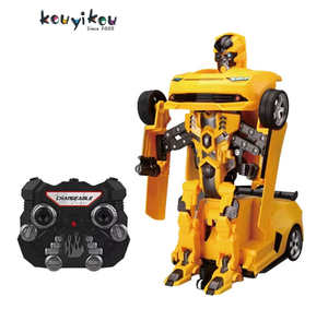 KYK 2023 yeni 2-in-1 RC elektrikli Robot Model araç oyuncaklar çocuklar için deformasyon ve dönüşüm uzaktan kumanda içerir - Product Image 4