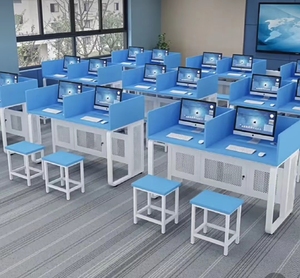 Schreibtisch und Stuhl Set für Studenten Schreibtisch Grund möbel Großhandel Schule Computer Workbench Labor - Product Image 1