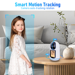 Tuya Smart <strong>Camera</strong> <strong>with</strong> One Button Video Calling <strong>LCD</strong> Screen Support AI Motion Tracking Pan Tilt Two Way Audio Baby Monitor Cam - Product Image 3