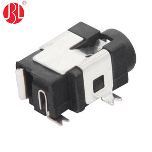 PJ-035-SMT-TR 1.0mm DC電源ジャックSMD直角バレルコネクタDC-031A金網接点材料ワイヤー接続 - Product Image 3