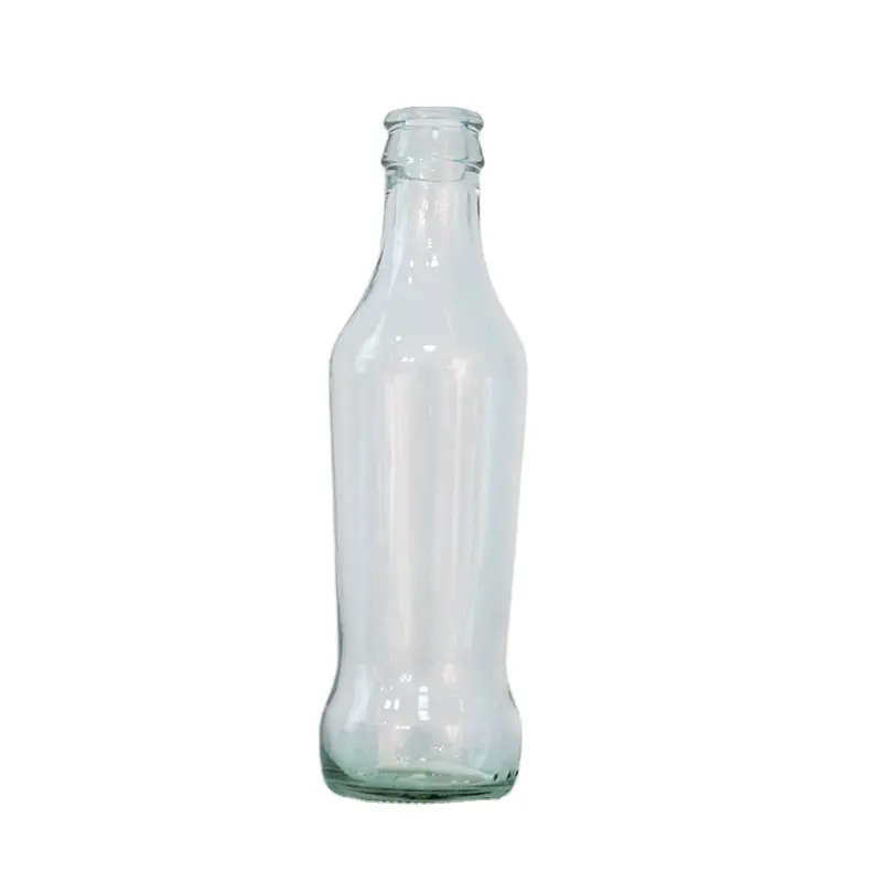 יצוא לבקבוק זכוכית 200 מ "ל בקבוק זכוכית קטן למשקאות מוגזים ומלאי מיץ מוכן