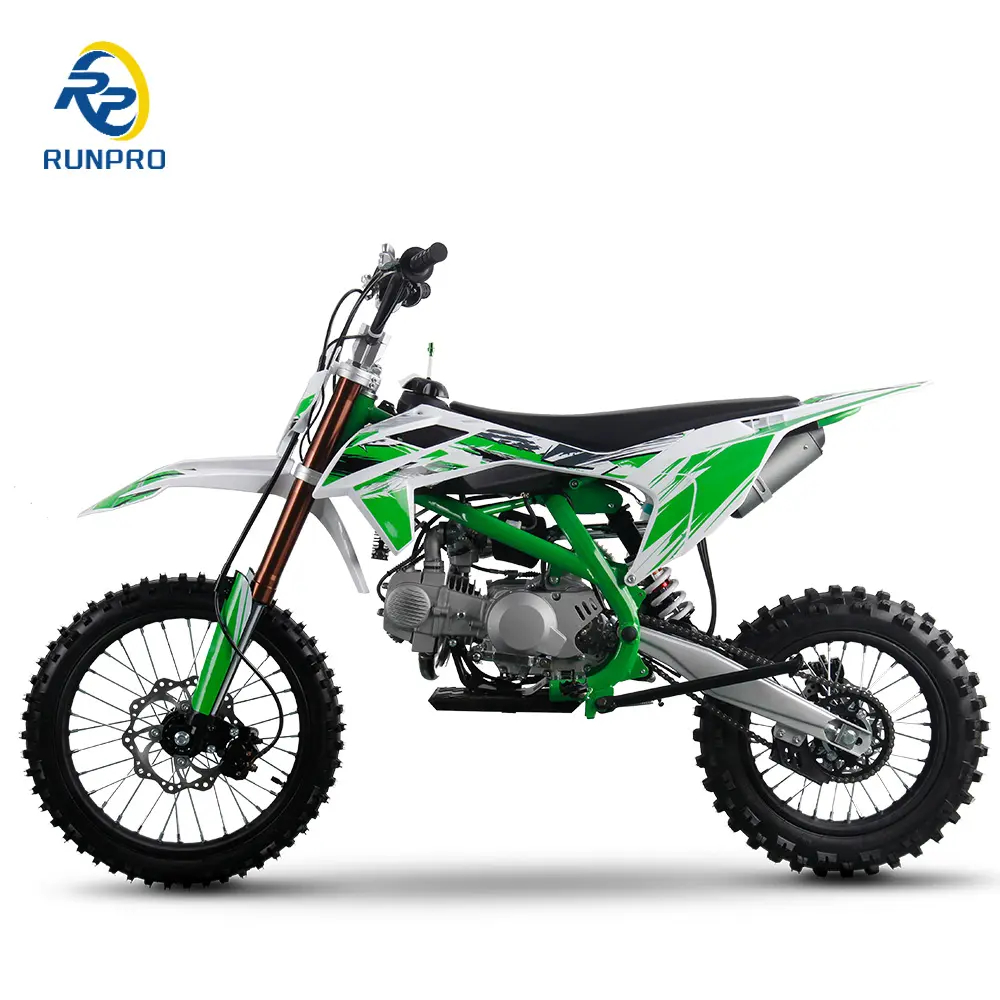 ใหม่มาถึง Off-Road 110 125cc จักรยานสกปรกไฟฟ้าการใช้ 4 จังหวะ Moto Pitbike พร้อมเบรคเบนซินรถจักรยานยนต์สําหรับขาย