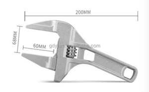 大开口扳手铝合金浴室扳手16-68毫米通用可调扳手 - Product Image 4