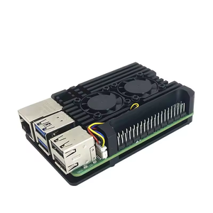 <strong>Raspberry</strong> <strong>Pi</strong> <strong>case</strong> Aluminum Alloy <strong>case</strong> Cooling protection Box with 1/<strong>2</strong> PWM Fan Suitable for <strong>Raspberry</strong> <strong>Pi</strong> 5 - Product Image 3