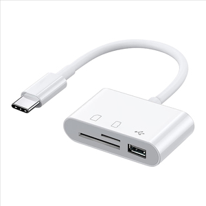 Typ-<span class=keywords><strong>C</strong></span> SD/TF-Kartenleser OTG-Adapter für <span class=keywords><strong>Android</strong></span>-Geräte 3 Ports Multifunktions-Hub-Konverter