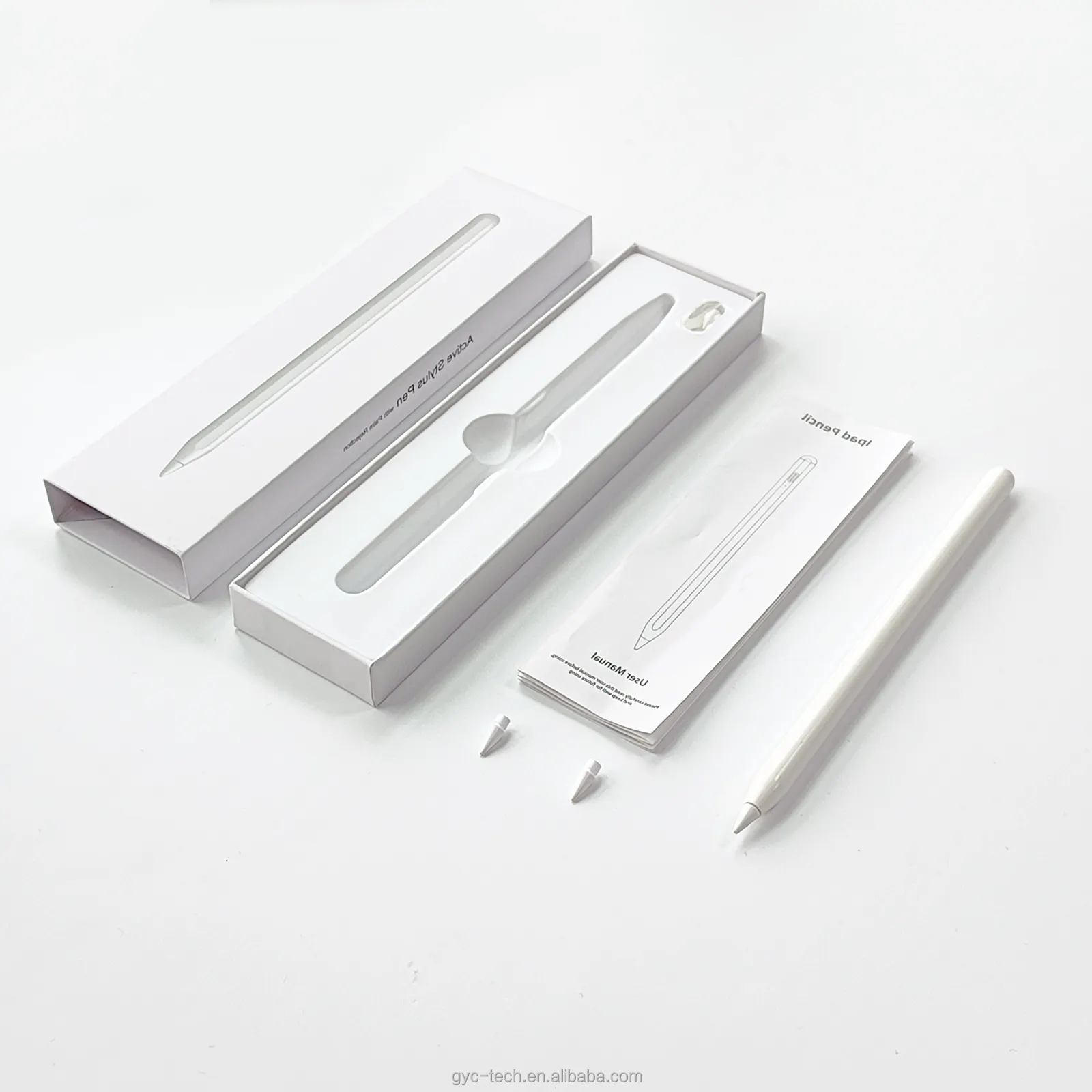 Pensil Stylus penolakan telapak tangan, isi daya nirkabel magnetik gaya baru 2023 untuk Apple iPad Pro 12.9 2021 pena