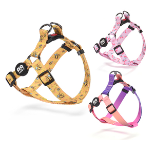Arnés para perros personalizado de alta calidad, diseño degradado de 5 pies, correa de nailon reflectante, hermosa forma de Y, comodidad para perros - Product Image 3