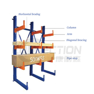 Cantilever <strong>Racking</strong> <strong>Systems</strong> <strong>for</strong> Plywood <strong>Storage</strong> and <strong>Long</strong> Pipe Goods Warehouse Cantilever Rack - Product Image 4