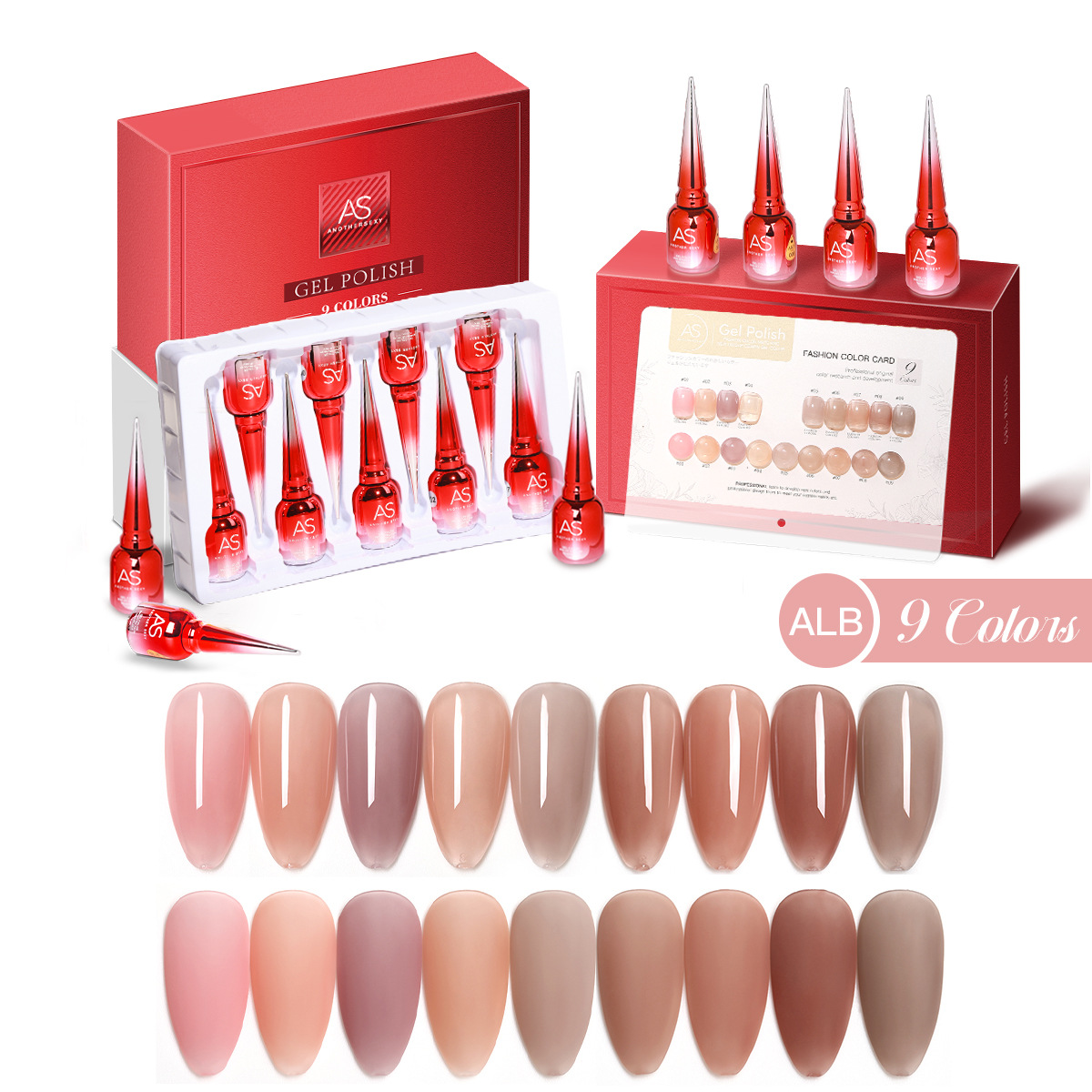 Ensemble complet de poudre de glace nue-alb-nouvel emballage