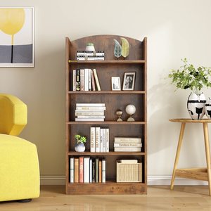 Sıcak satış MDF/parçacık duvar ahşap depolama için kitap rafı İskandinav Modern İşlevli depolama beyaz kitaplık raf kitap - Product Image 3