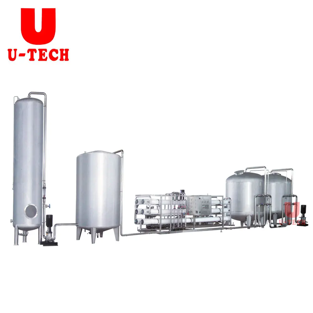 Sistema de filtración de agua purificada mineral, tratamiento de la máquina de estación de recarga de agua, plantas de procesamiento, RO puro