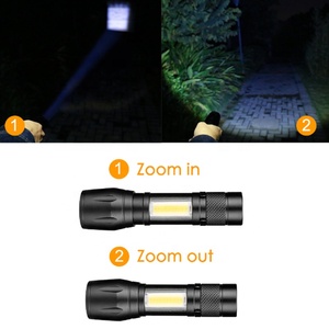 ハイパワーポケット2IN1LED懐中電灯ペンクリップ付き屋外キャンプズーム戦術ミニサイズ伸縮式ポータブルトーチ - Product Image 4