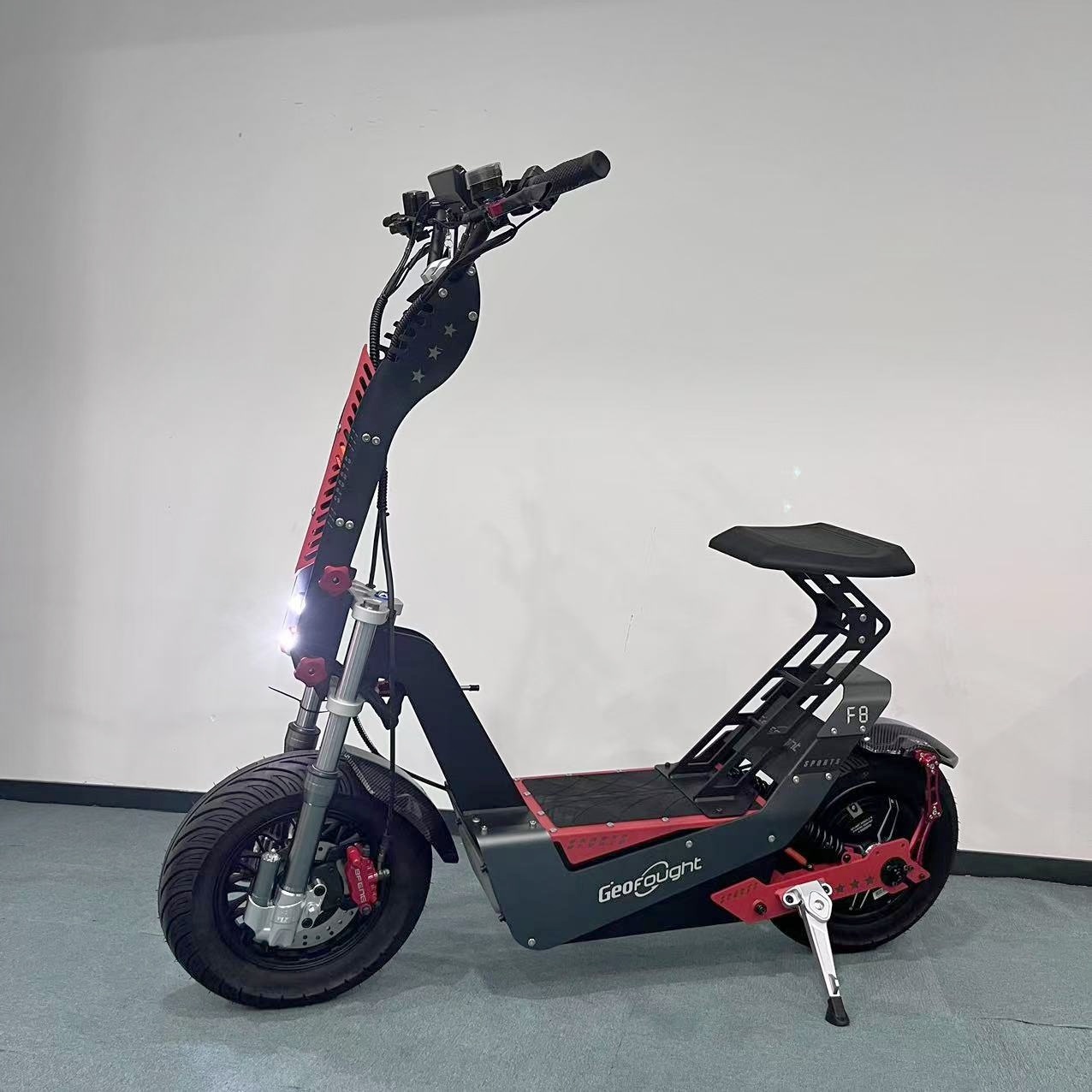 สีดำและสีแดง 72V 15000W 50AH