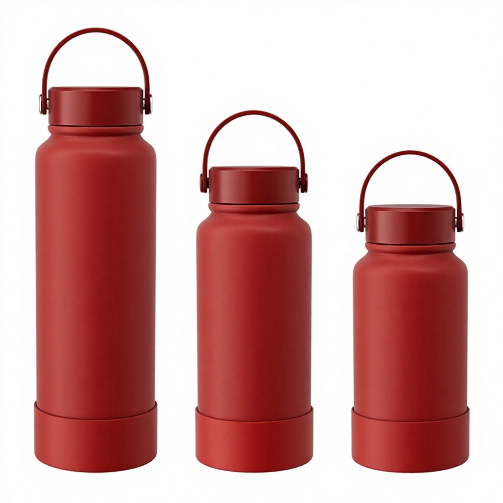 Red silicone cup sleeve