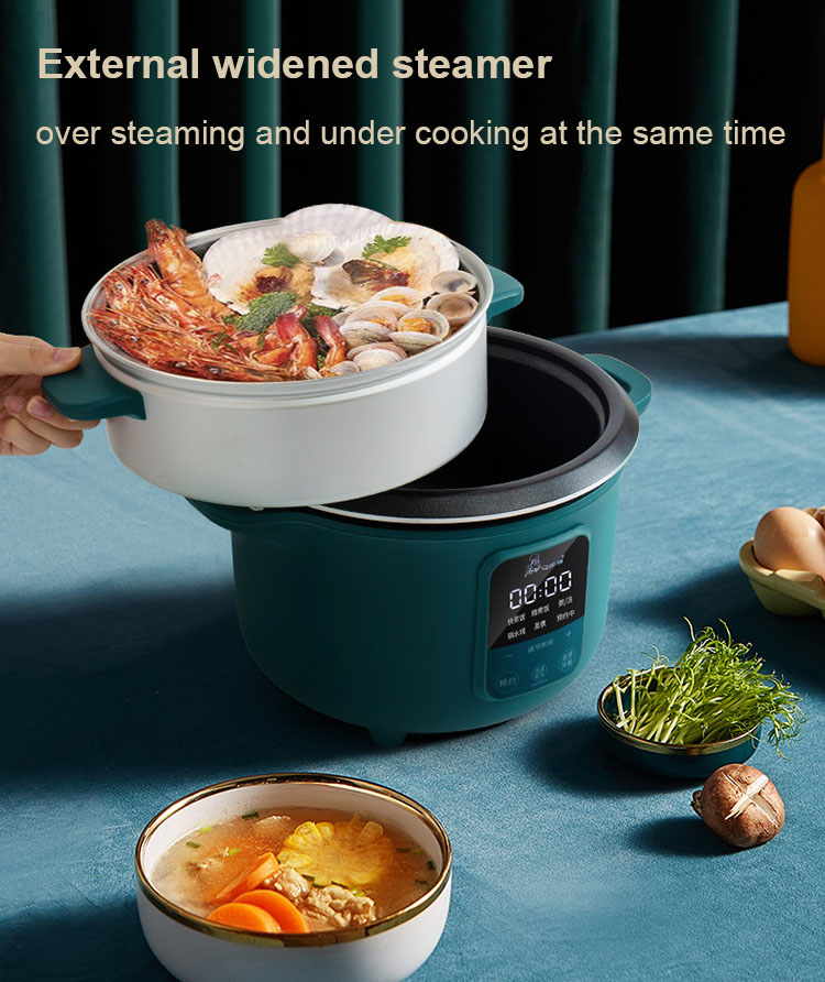 advanced fuzzy logic home fashion 4 liters 24-hours preset national multi electric rice cooker