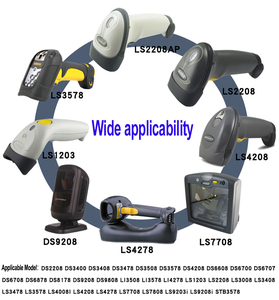 <strong>Keyboard</strong> PS2 KB to RJ45 Barcode Scanner Cable QR <strong>Code</strong> Reader Connector Data Cable for Zebra Motorola Symbol LS2208 DS2208 - Product Image 2