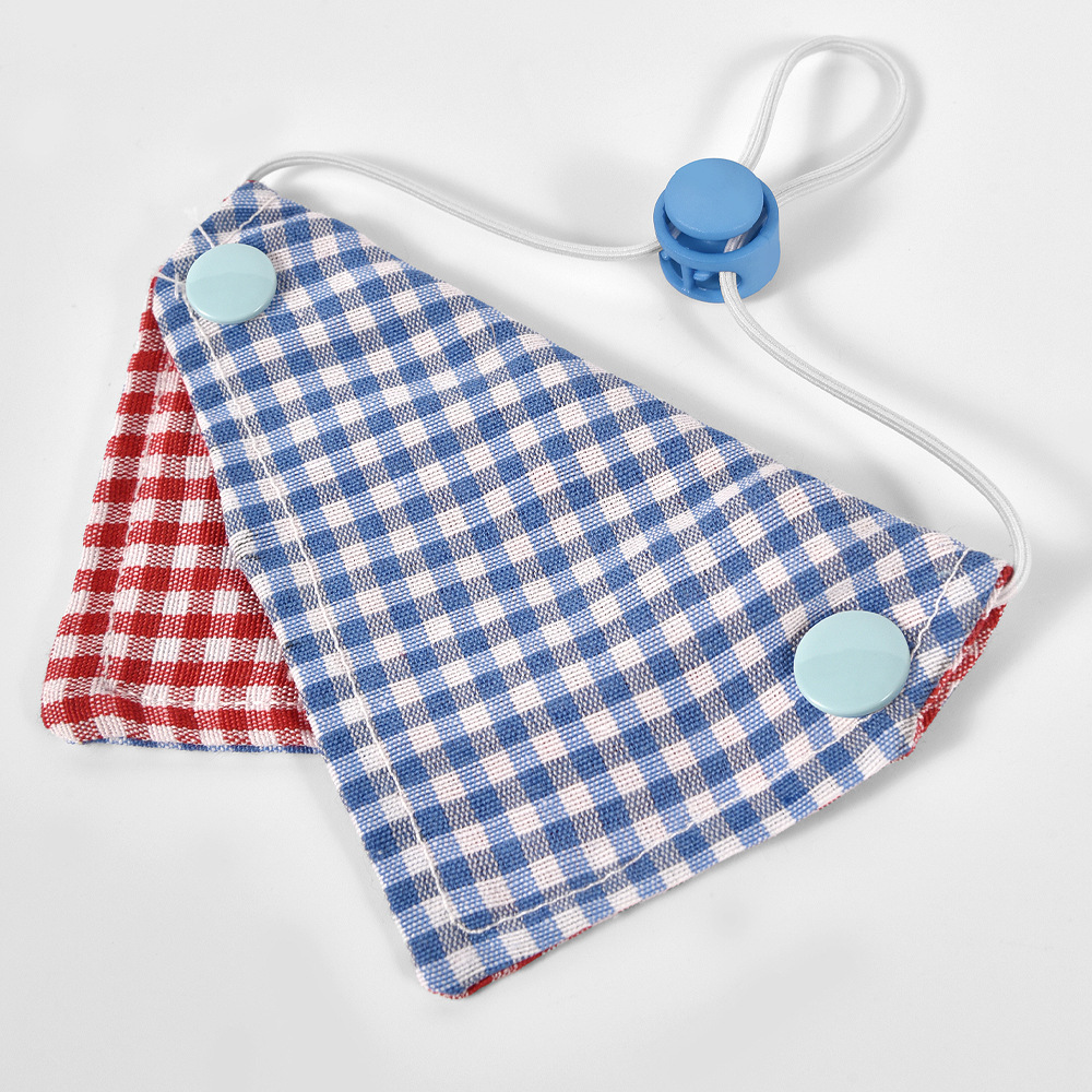 Plaid bleu