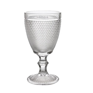 Vintage Wine Glass Engraved Handmade Drinkware <strong>Type</strong> and Wine Glass Different Embossed Pattern Glass <strong>Goblet</strong> - Product Image 1