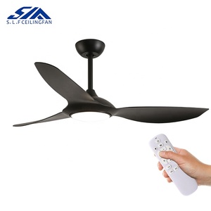 独特产品CB CE 52英寸现代简约风格3叶片发光二极管吊扇灯和遥控器 - Product Image 6