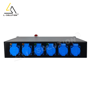 Professional 4-Channel Audio Sound DJ Power Amplifier La12x <strong>Class</strong> D with PW6II Power Distributor 3 Pcs Set 4ohm &amp; 8ohm Impedance - Product Image 5