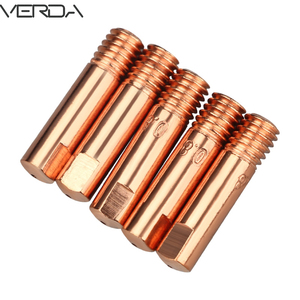 15AK kaynak İpuçları için Binzel İletişim ucu yedek parça 0.6 0.8 1.0 1.2 kırmızı bakır Binzel 15AK İletişim İpuçları - Product Image 2