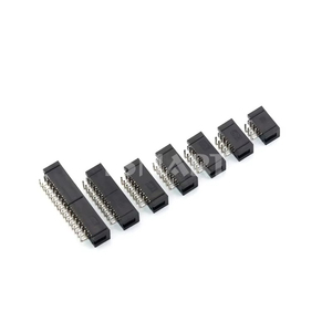 Dc3jtag isp שקע 2.54 מ "מ מחבר 6p/8p/10p/14p/14p/16p/20p/30p/34p שורה כפולה ישר/מחט מעוקלת