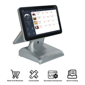 15 inç Pos makinesi pos perakende sistemi dokunmatik ekran pos sistemi - Product Image 4