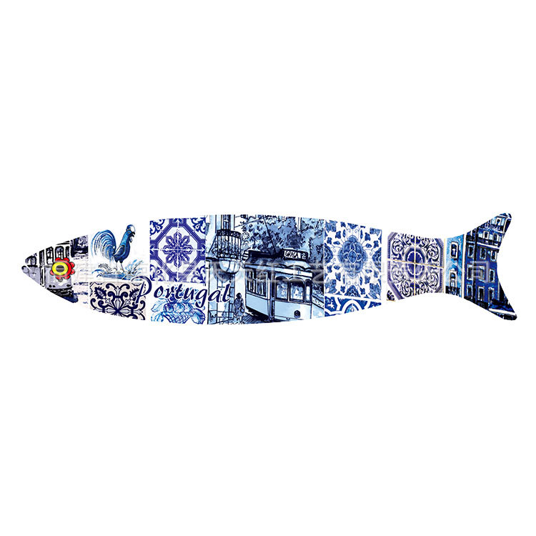 Poissons - Aimants pour réfrigérateur (13*3)