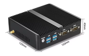 2 LAN 4 USB 2 COM DDR4หน้าต่างลินุกซ์คู่ NIC อุตสาหกรรมขนาดกะทัดรัดฝังตัวมินิพีซีขนาดเล็ก - Product Image 3