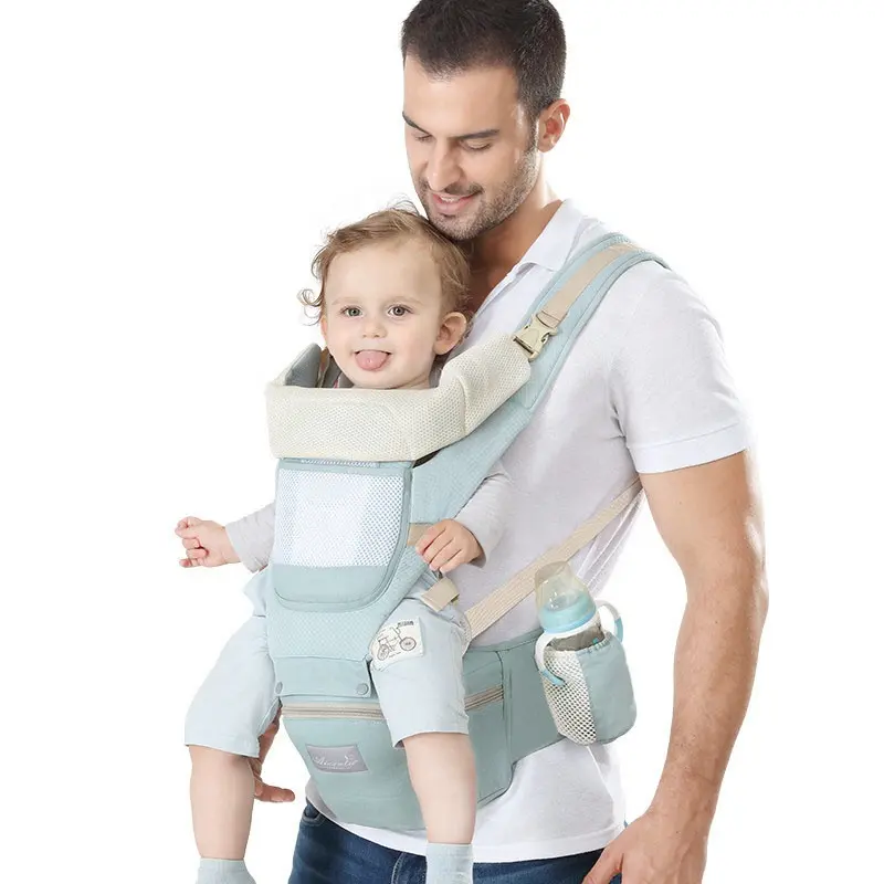 Porte-bébé nouveau-né taille tabouret sac de rangement bouteille avec étreinte horizontale avant et arrière double usage épaule étreinte outil