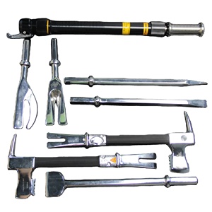 Rescue tools pençe çekiç PRT-8 hafif manuel el kurtarma aracı kurtarma keski düz için alüminyum kasa ile Set - Product Image 1