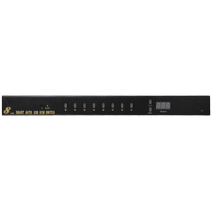VCOM 8 <strong>Input</strong> <strong>1</strong> <strong>Output</strong> <strong>KVM</strong> VGA <strong>Switch</strong> 1080P Full HD USB Ports Ir Remote Control Computer to HDTV Selector Box