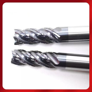 4-flüt uç freze CNC Metal döküm için 4mm Altin Shank ile kesici toplam uzunluk 50mm OEM ODM - Product Image 3