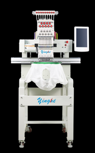 YH Large Format 1 Head 9 Needles Monogram Sewing <strong>Computer</strong> <strong>Software</strong> logo Cap Beads Flat T-shirt <strong>Functions</strong> Embroidery Machines