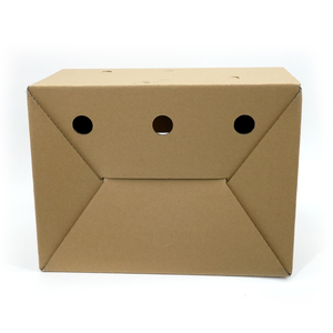 Custom Corrugated Cartons <strong>Cardboard</strong> <strong>Box</strong> Packaging Mailing Plain Moving Shipping Boxes With Holes - Product Image 3