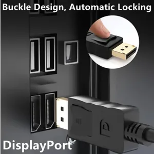 DP to VGA Adapter Cable For <strong>Computer</strong> Laptop Projector TV 1080P DisplayPort to VGA Converter Cable DP Male to VGA Female Adapter - Product Image 4