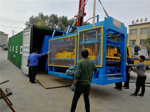 Macchina automatica per la fabbricazione di mattoni di cemento elettrico blocco cavo che fa la macchina QTJ6-15 blocco di costruzione linea di produzione da Austria - Product Image 3