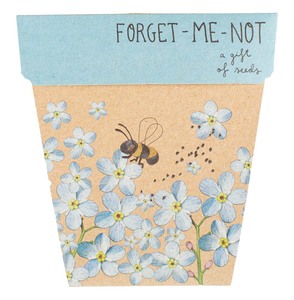 รีไซเคิลรูปร่างที่กําหนดเอง Forget Me Not Gift ถุงกระดาษเมล็ดพืชแพ็คเกจคราฟท์พับได้สําหรับเมล็ดออร์แกนิก - Product Image 2