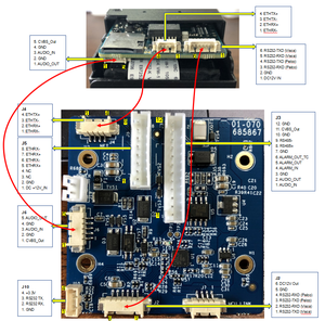 SG-AB101 Alarm Encoding Board for Savgood Network <strong>Camera</strong> Module Convert TTL232 to <strong>RS232</strong> <strong>RS485</strong> Interface <strong>with</strong> Cable Small Size - Product Image 3
