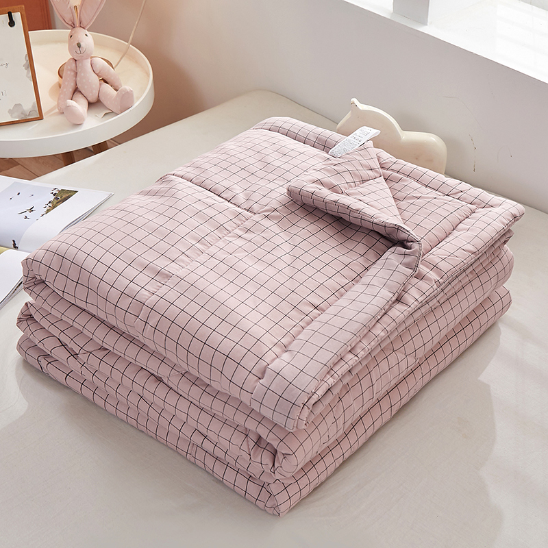 Motif à carreaux rose clair