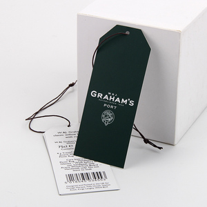 Eco-friendly <strong>Custom</strong> Logo Printed 350g Copper Card Paper Foodstuff Hang <strong>Tag</strong> With <strong>Elastic</strong> <strong>String</strong> - Product Image 4