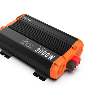 Fchao 3000瓦太阳能发电机纯正弦波交流逆变器，24v 48v输入DC至220v交流输出，用于空调
