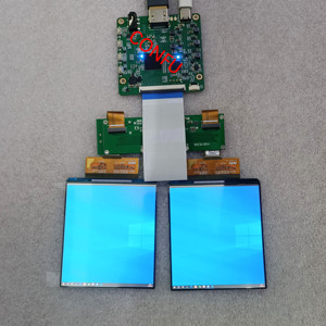 <strong>Raspberry</strong> <strong>PI</strong> Dual Screen 3.8 &quot;2160*1080 High Resolution Expansion Copy Mode HD-MI Driver Board VR Robot Eyes MS1861 China - Product Image 2