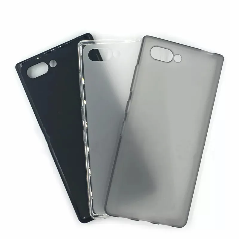Coque de téléphone portable en TPU souple, décor mat de couleur unie, pour BlackBerry KEY2, KeyOne, Mercury Q5 Dtek 60, q2, Classic, BlackBerry Z10 Motion