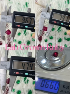 Fabbrica laboratorio coltivato rubino taglio pietra sintetica blu/rosa/rosso/giallo gioielli che fanno varie forme rubino per gioielli - Product Image 4
