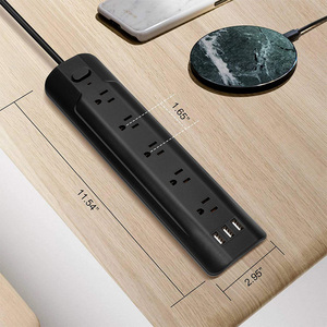供应商热卖4端口3 <span class=keywords><strong>USB</strong></span>英国电气扩展插座旅行插座插头双交流插座