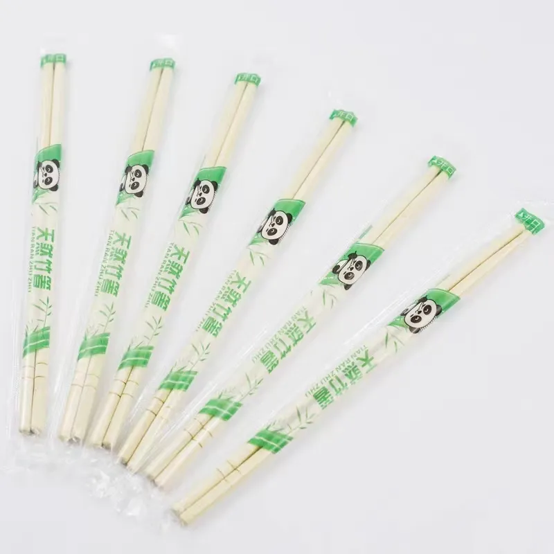 BOREL Venta al por mayor de palillos de bambú cortos desechables coreanos ecológicos para la cena