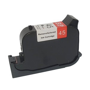 DH 45 45A 51645 51645A siyah HP45 HP45A <span class=keywords><strong>HP</strong></span> Deskjet <span class=keywords><strong>830c</strong></span> yazıcı için yeniden üretilmiş mürekkep püskürtmeli mürekkep kartuşu Tinta Cartucho